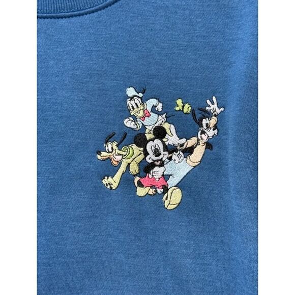 Mickey & Friends Men's Graphic Sweatshirt with Embroidery Size M New - Picture 7 of 7